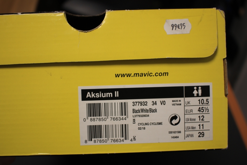 Chaussures Mavic Aksium 2 Taille 45