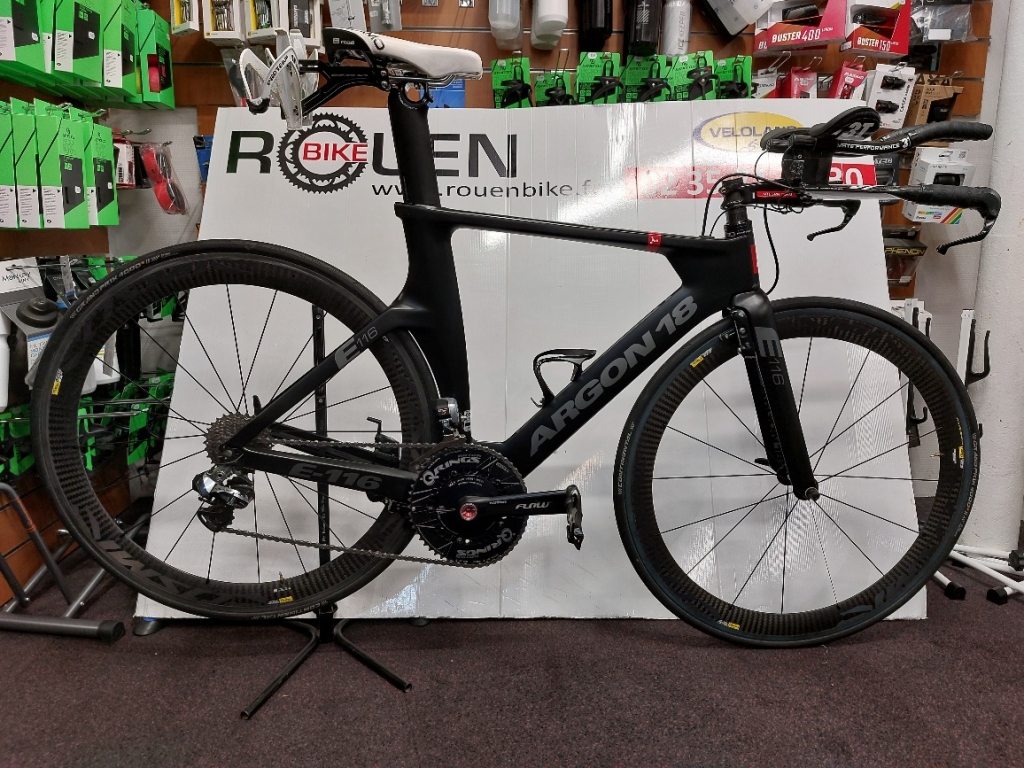 Vélo route course triathlon Argon 18 E116