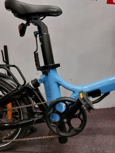 Vélo pliant électrique Onemile Nomad bleu