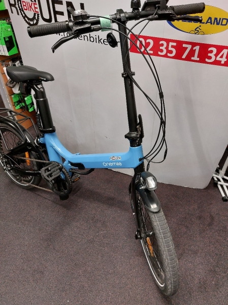 Vélo pliant électrique Onemile Nomad bleu